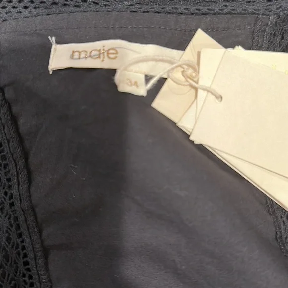 Maje Lace Trim Romper - Picture 11 of 11